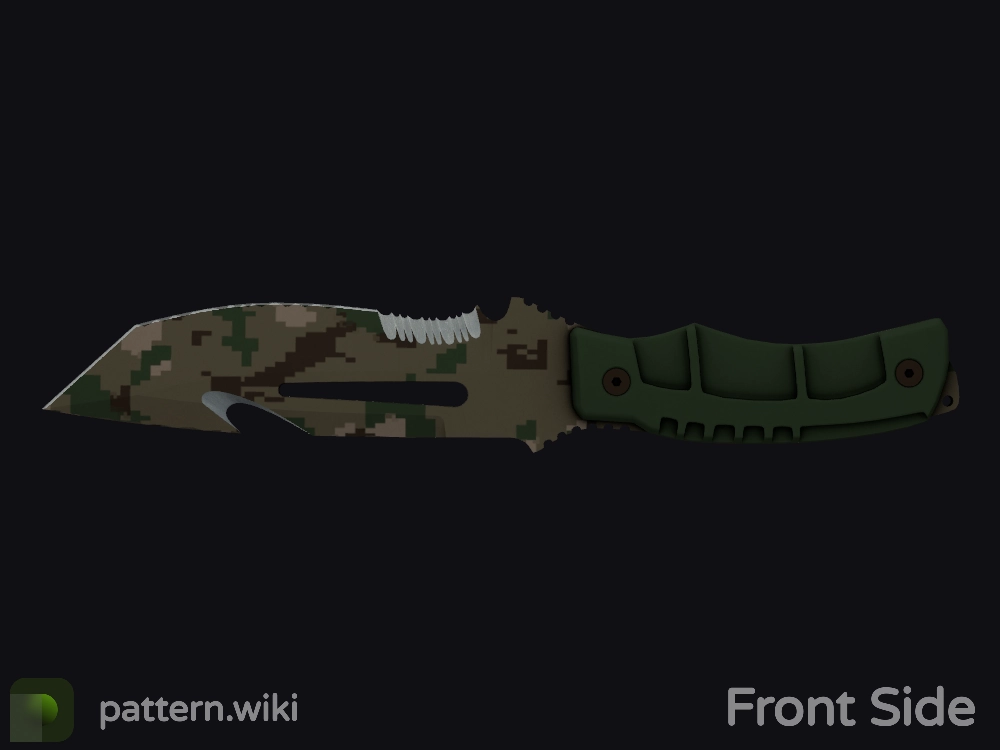 Survival Knife Forest DDPAT seed 167