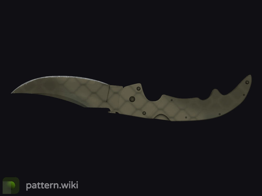 Falchion Knife Safari Mesh seed 188