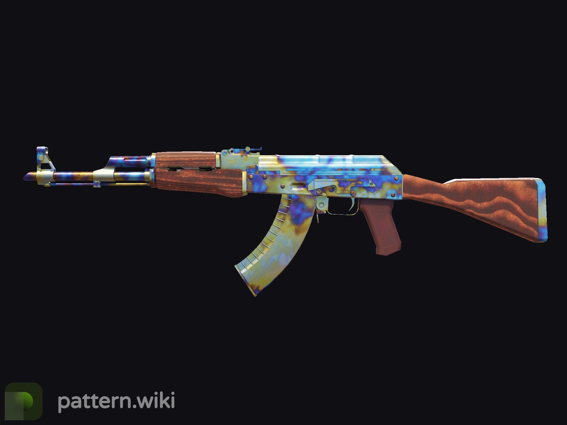 スイ　 AK47 AK-47 Case Hardened Seed 189 - pattern.wiki