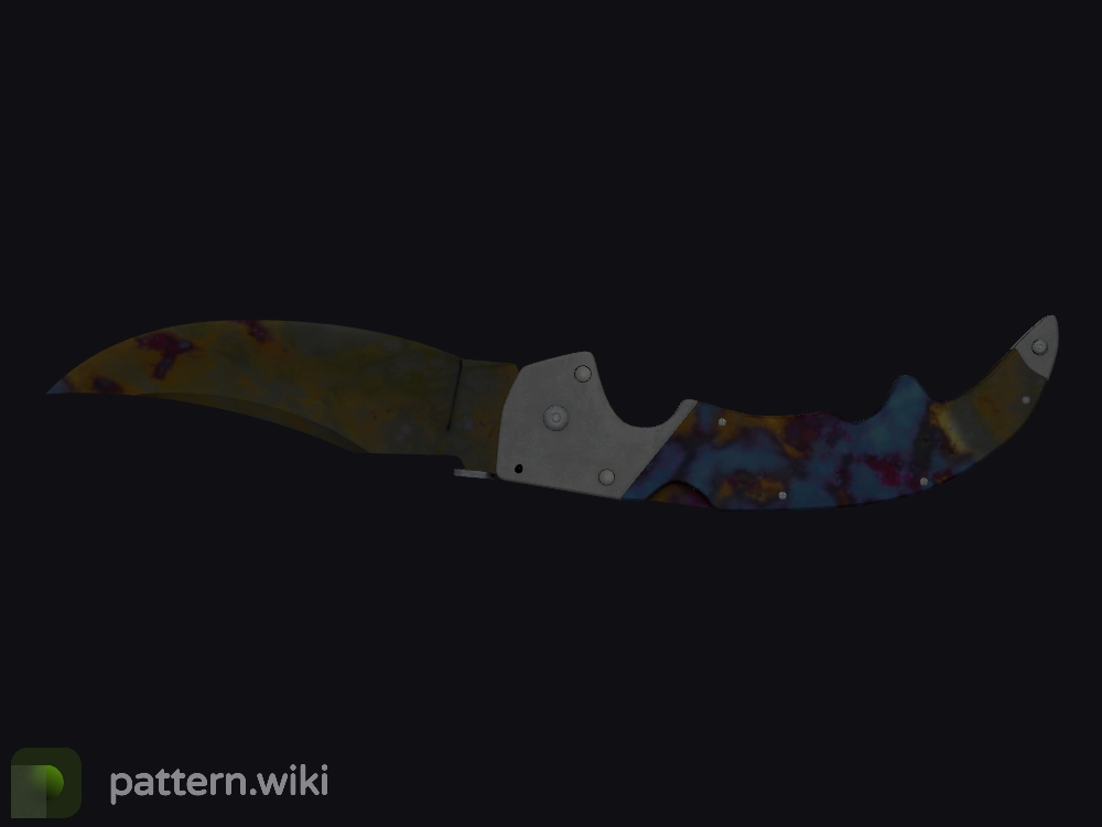 Falchion Knife Case Hardened seed 49