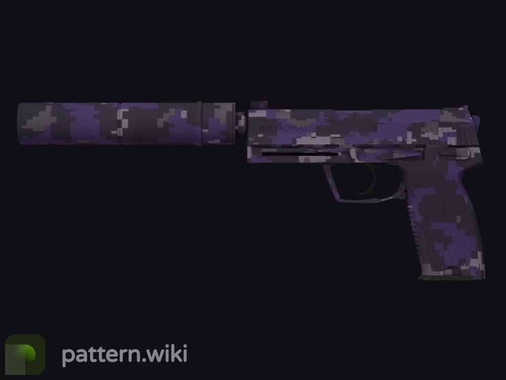 USP-S Purple DDPAT seed 45