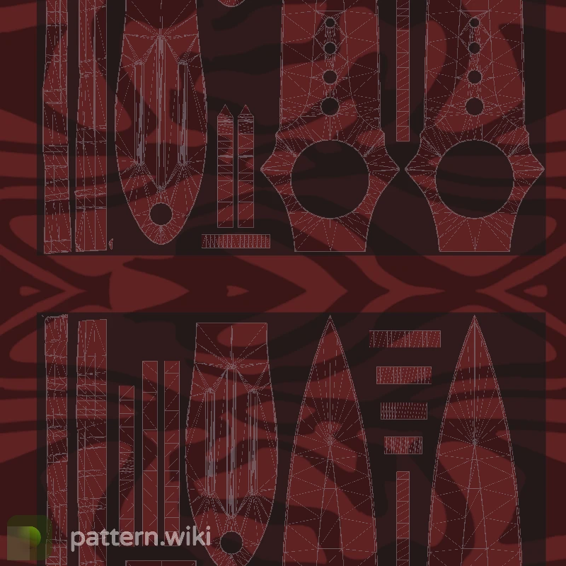 Skeleton Knife Slaughter seed 749 pattern template