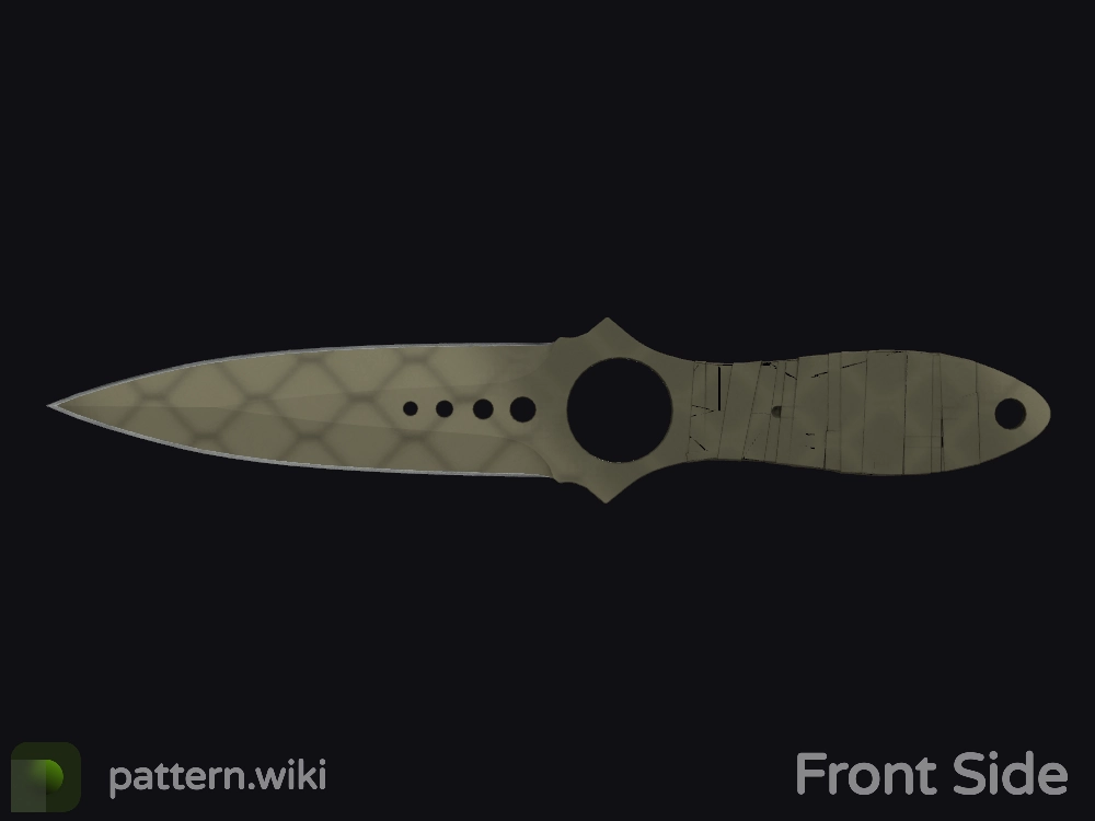 Skeleton Knife Safari Mesh seed 555