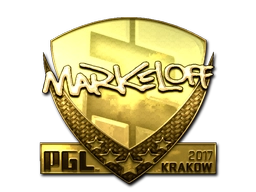 Sticker markeloff (Gold) | Krakow 2017 preview