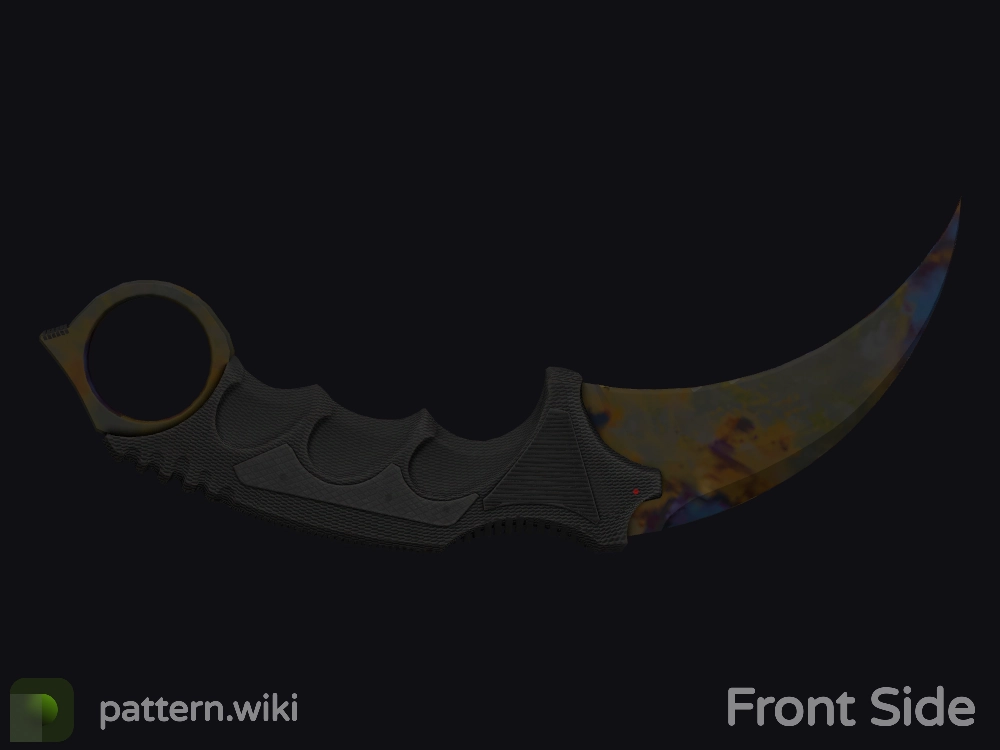 Karambit Case Hardened seed 554