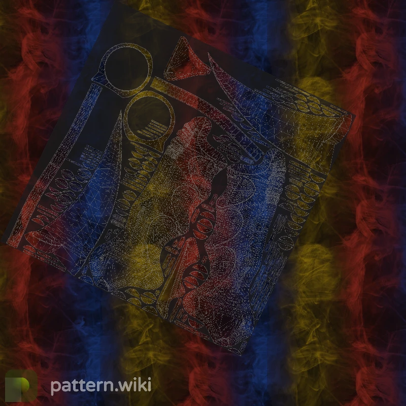 Karambit Marble Fade seed 540 pattern template