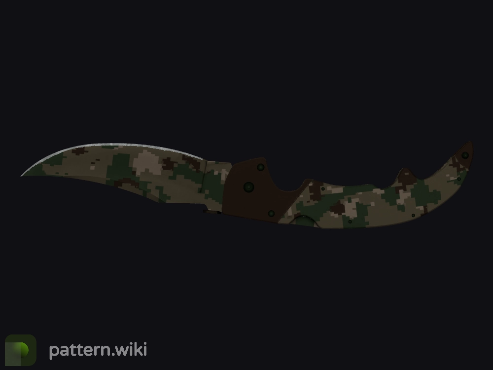 Falchion Knife Forest DDPAT seed 698