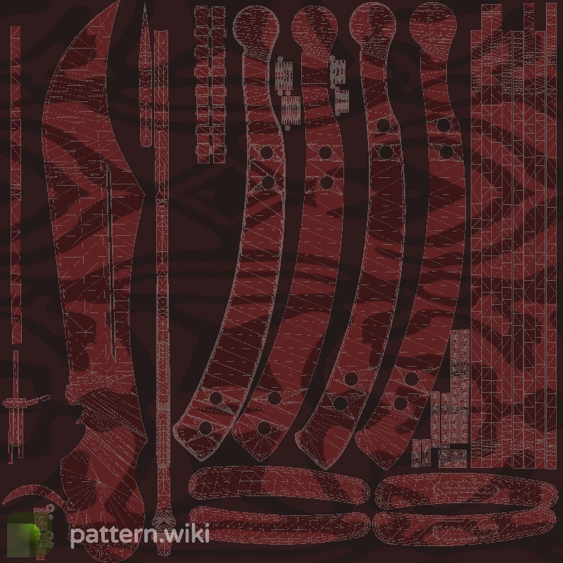 Butterfly Knife Slaughter seed 201 pattern template