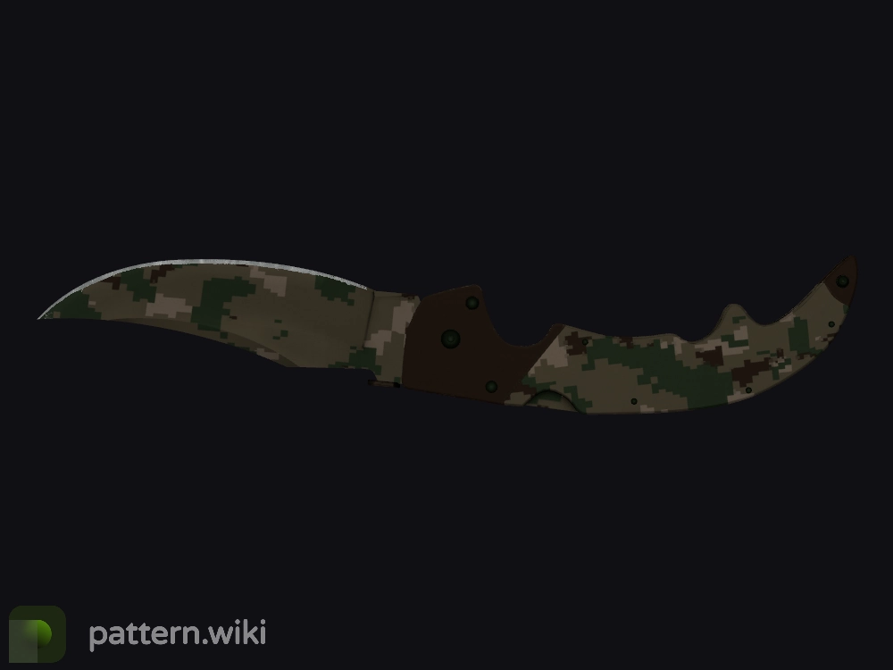 Falchion Knife Forest DDPAT seed 223