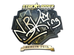 Sticker NBK- (Gold) | Berlin 2019 preview