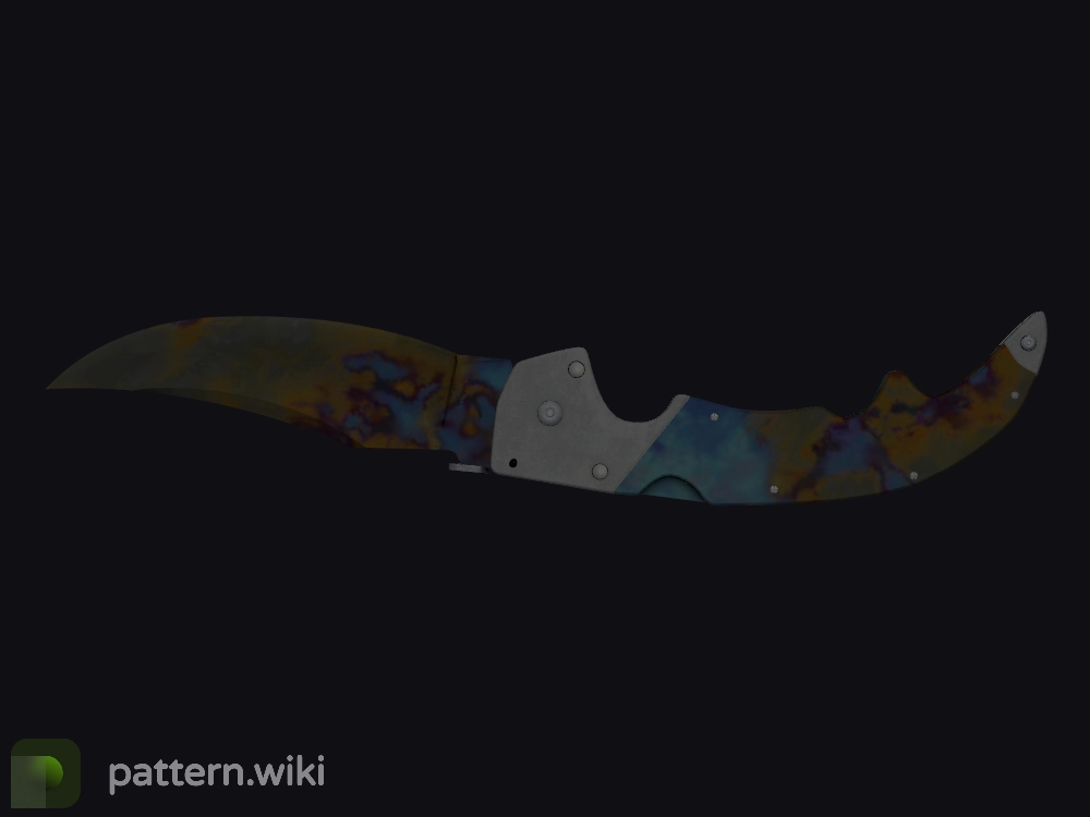 Falchion Knife Case Hardened seed 715