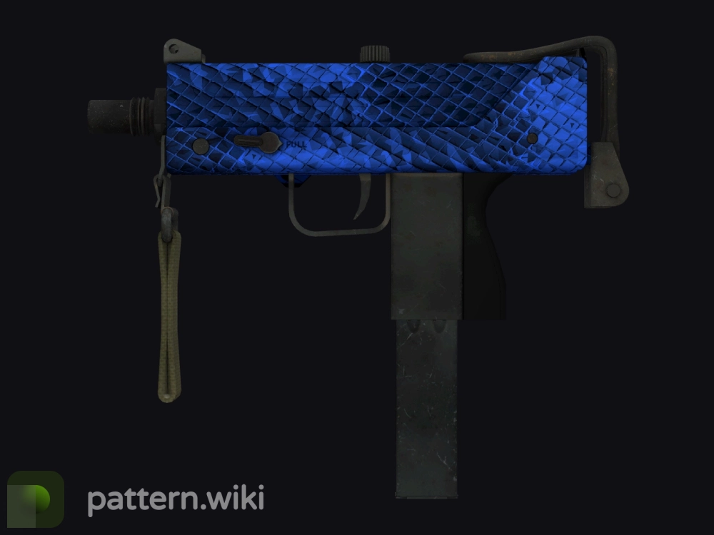 MAC-10 Lapis Gator seed 339