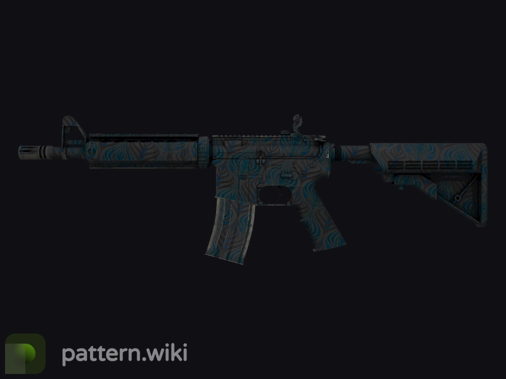 M4A4 Dark Blossom seed 409