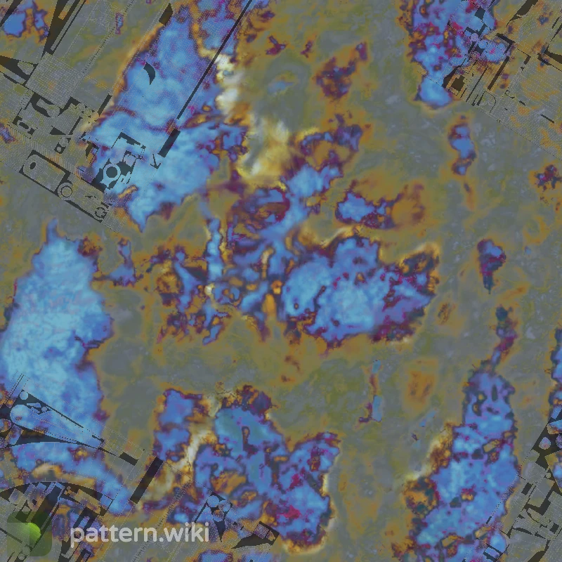 AK-47 Case Hardened seed 617 pattern template