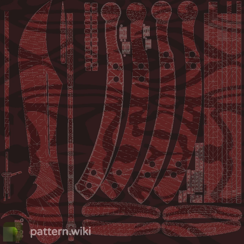 Butterfly Knife Slaughter seed 781 pattern template