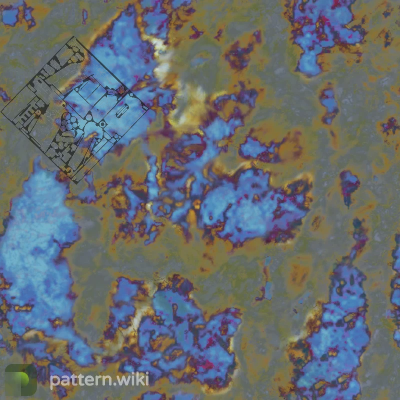 Five-SeveN Case Hardened seed 381 pattern template