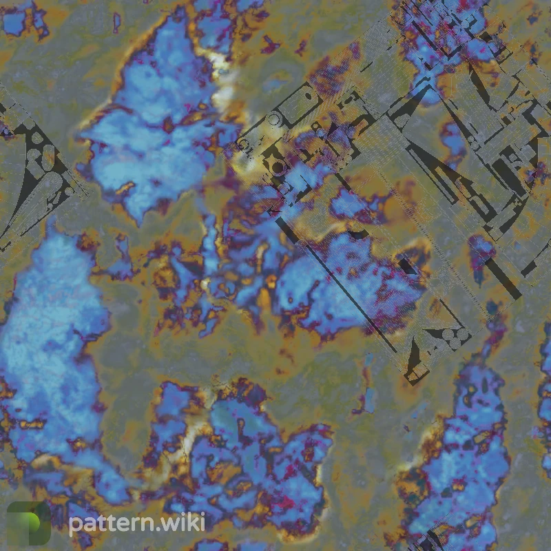 AK-47 Case Hardened seed 951 pattern template