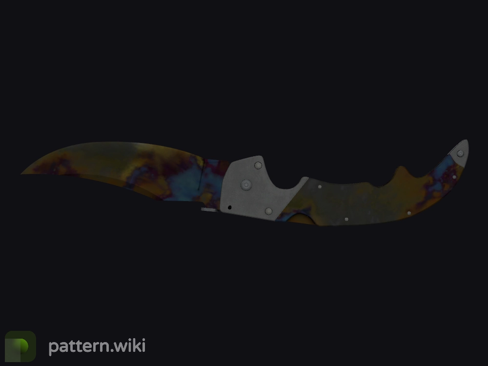 Falchion Knife Case Hardened seed 201