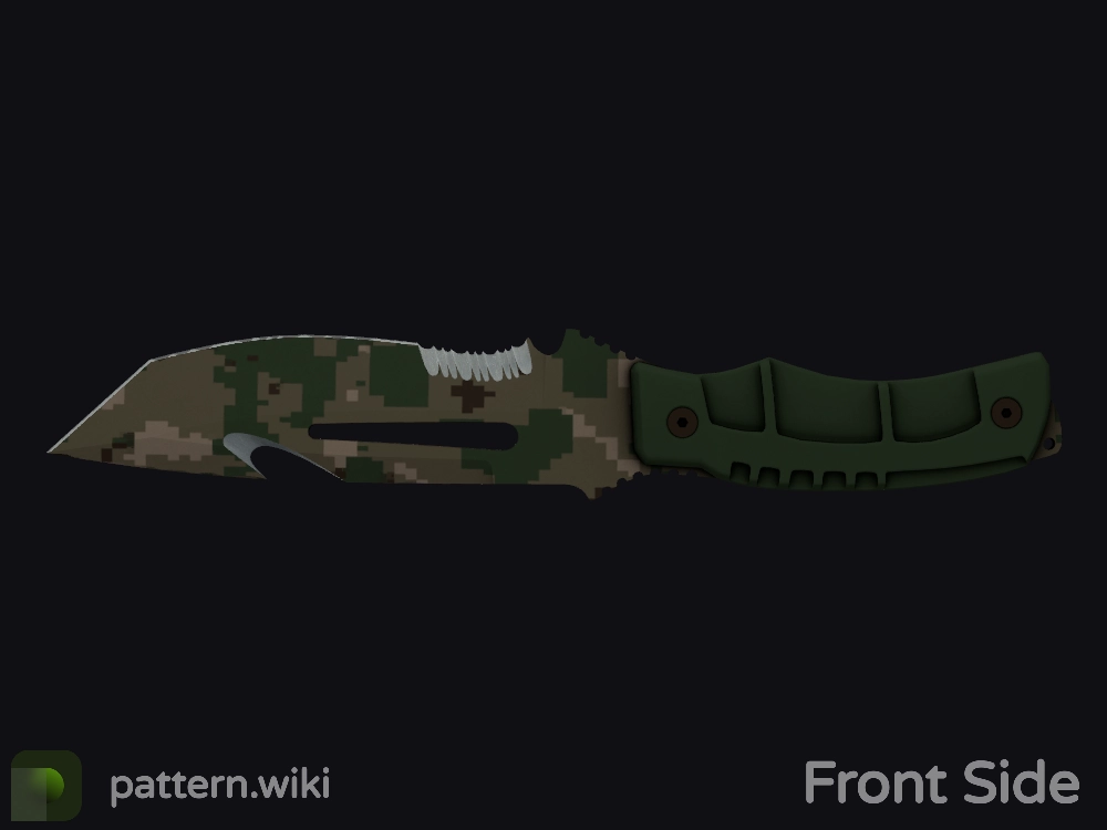 Survival Knife Forest DDPAT seed 501