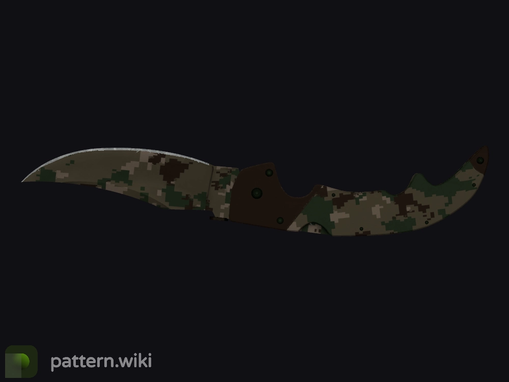 Falchion Knife Forest DDPAT seed 302