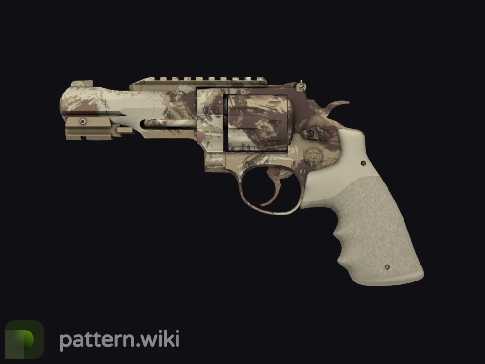 R8 Revolver Desert Brush seed 16