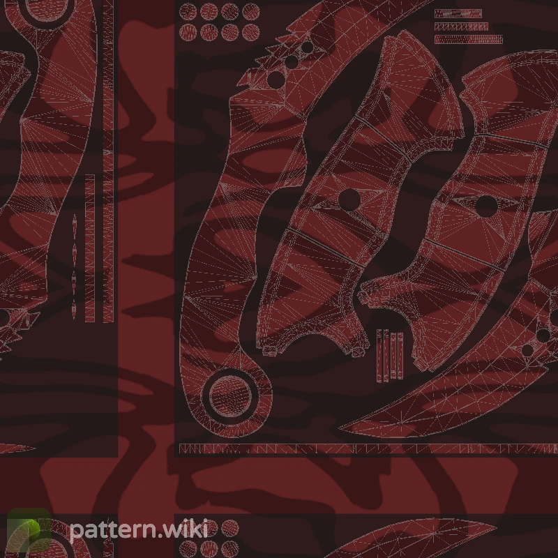 Talon Knife Slaughter seed 157 pattern template