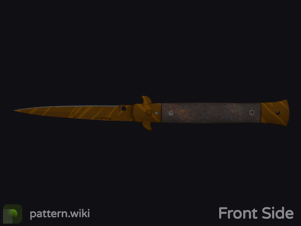 Stiletto Knife Tiger Tooth seed 946