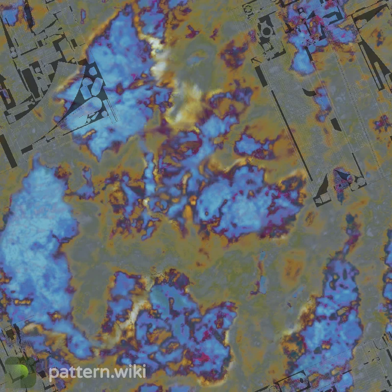 AK-47 Case Hardened seed 744 pattern template