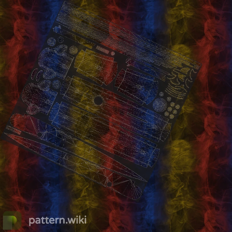 Stiletto Knife Marble Fade seed 894 pattern template