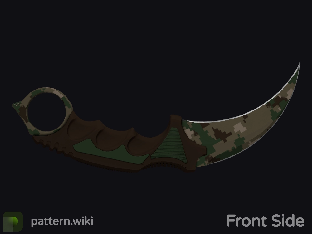 Karambit Forest DDPAT seed 258