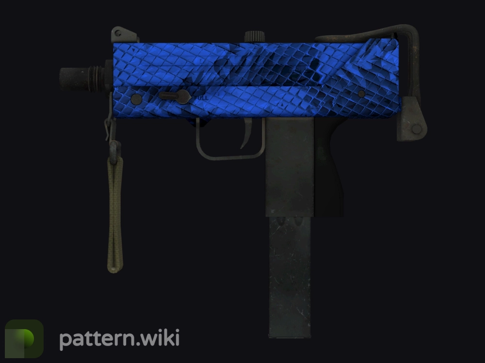 MAC-10 Lapis Gator seed 449