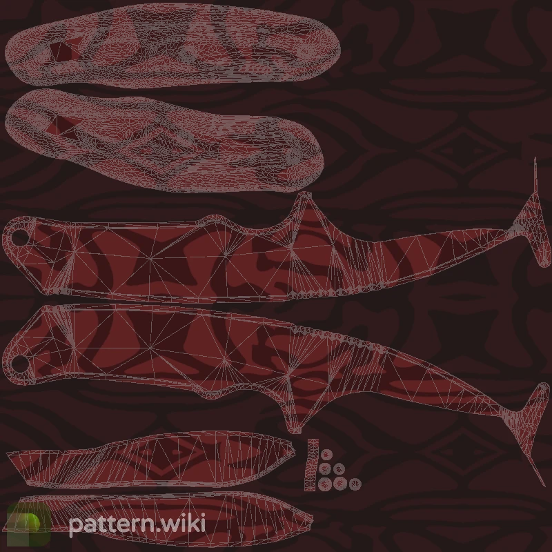 Gut Knife Slaughter seed 966 pattern template