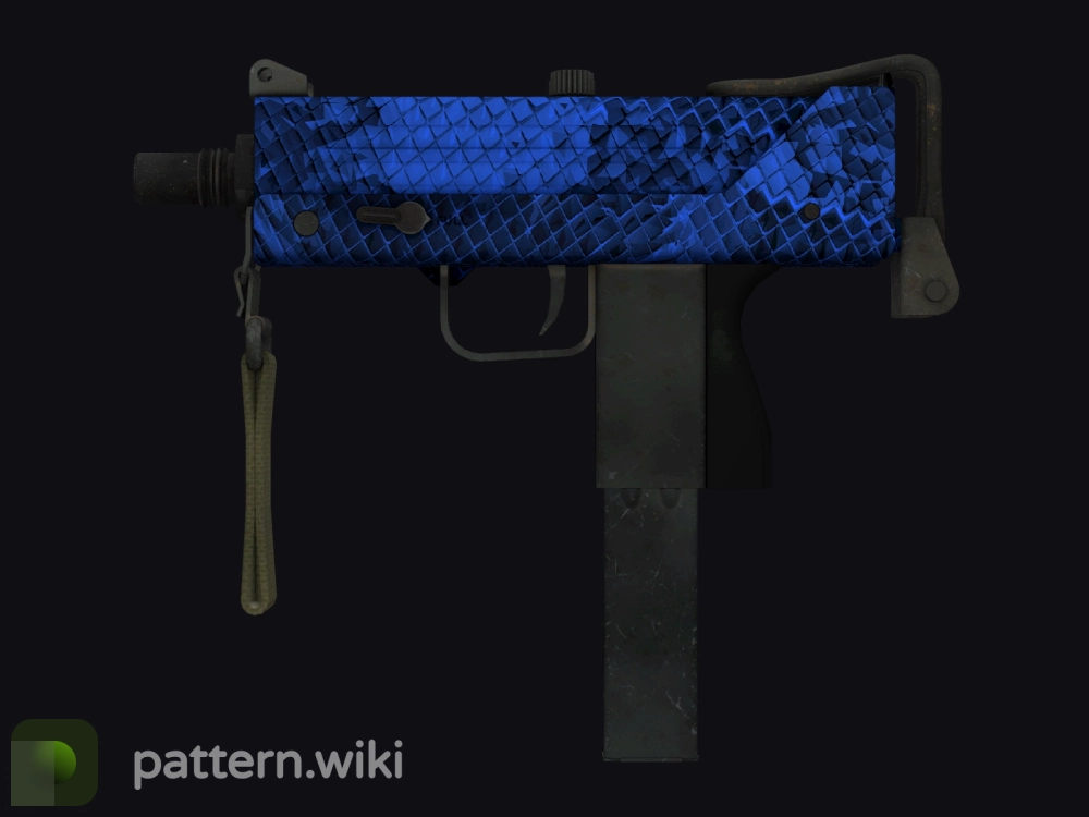 MAC-10 Lapis Gator seed 310