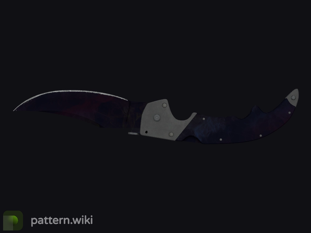 Falchion Knife Doppler seed 74