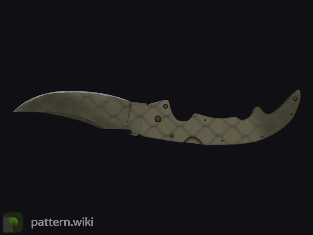 Falchion Knife Safari Mesh seed 369