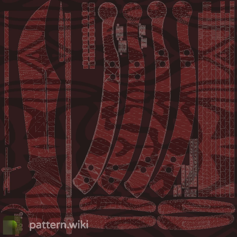 Butterfly Knife Slaughter seed 142 pattern template