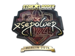 Sticker xsepower (Gold) | Berlin 2019 preview