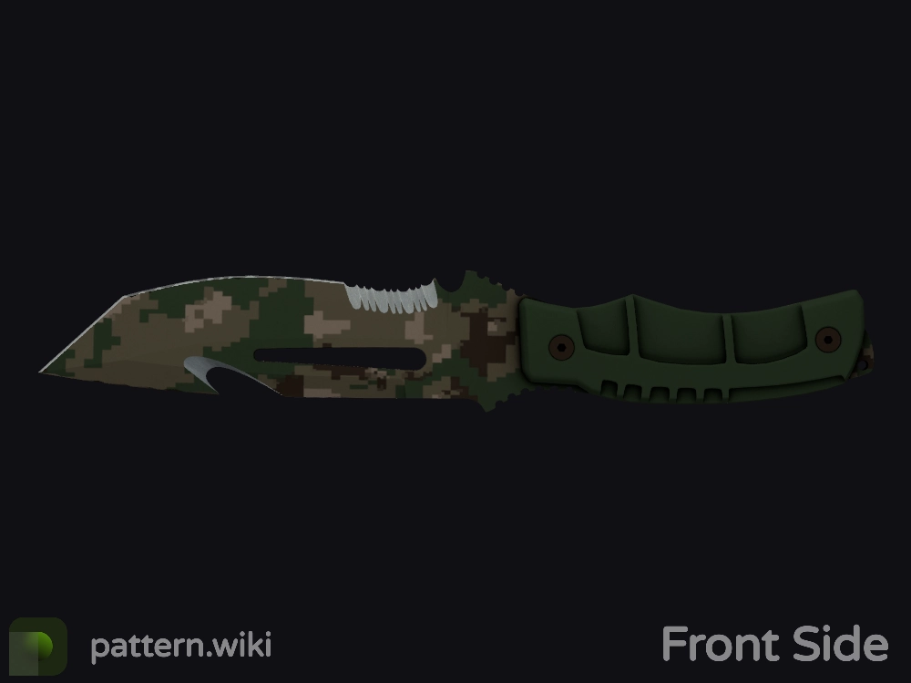 Survival Knife Forest DDPAT seed 135