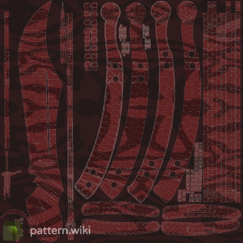 Butterfly Knife Slaughter seed 364 pattern template