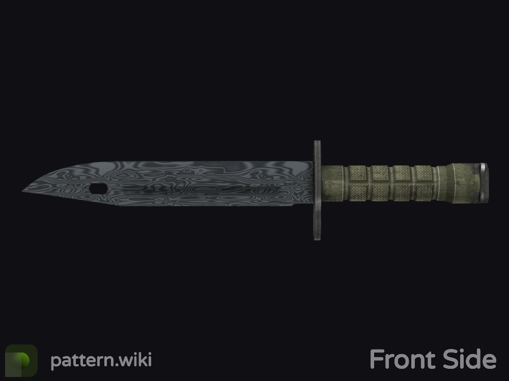 Bayonet Damascus Steel seed 70