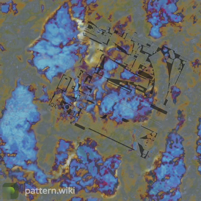 AK-47 Case Hardened seed 731 pattern template