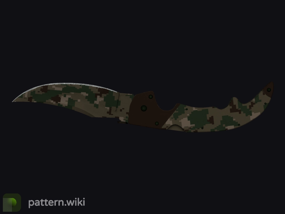 Falchion Knife Forest DDPAT seed 2