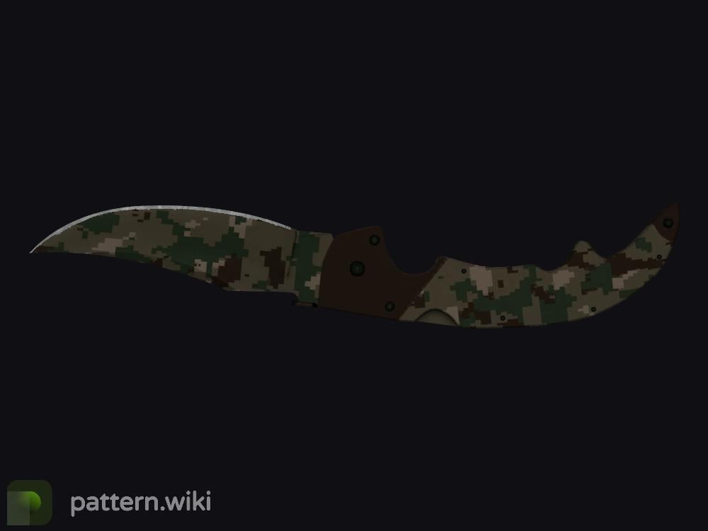 Falchion Knife Forest DDPAT seed 341