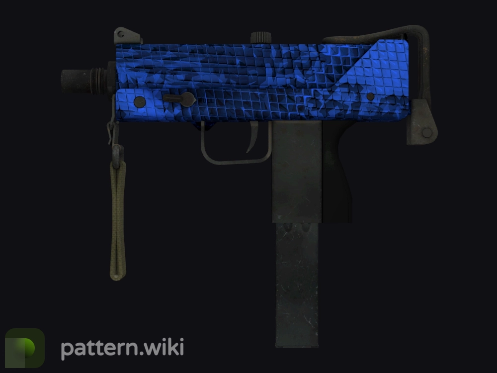 MAC-10 Lapis Gator seed 644