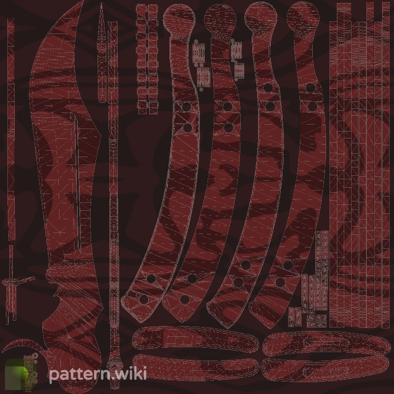 Butterfly Knife Slaughter seed 288 pattern template