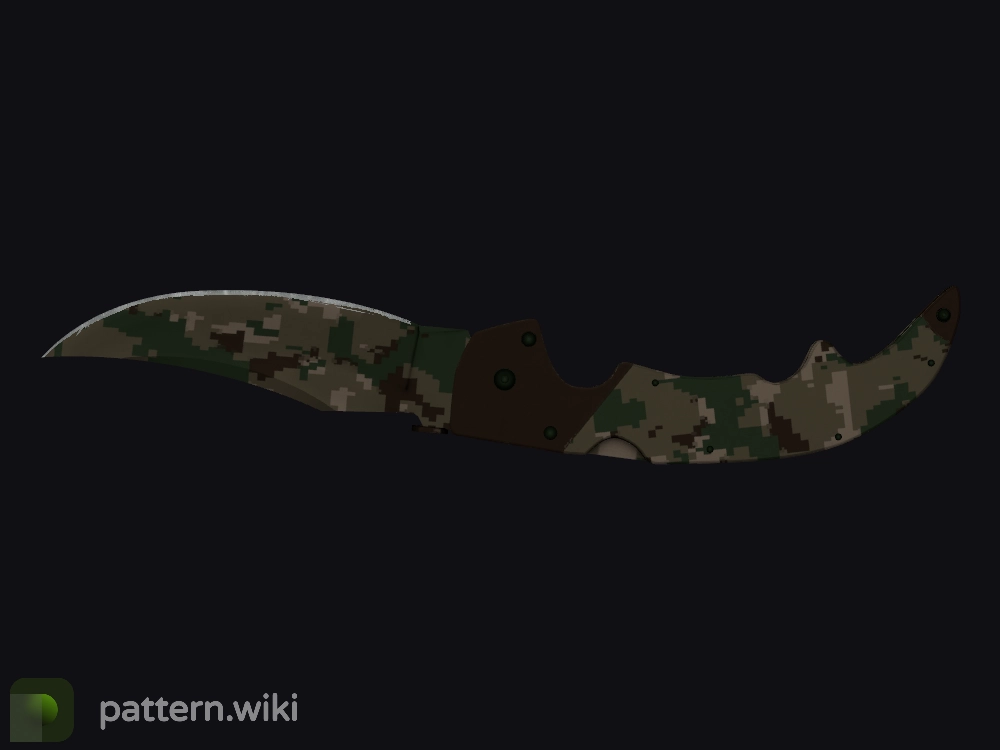 Falchion Knife Forest DDPAT seed 230