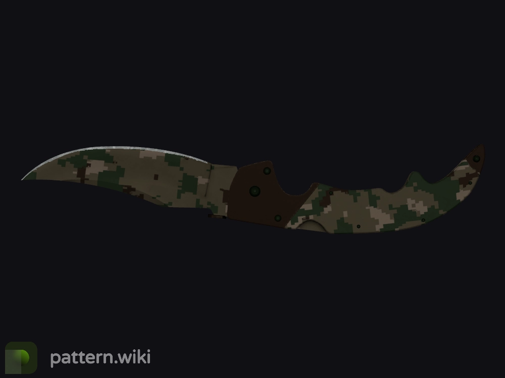 Falchion Knife Forest DDPAT seed 137