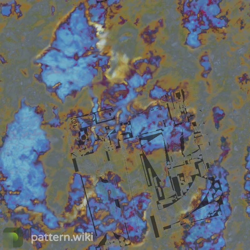 AK-47 Case Hardened seed 530 pattern template