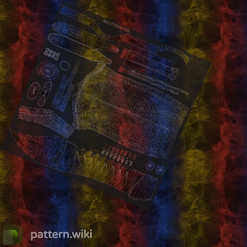 Bowie Knife Marble Fade seed 753 pattern template