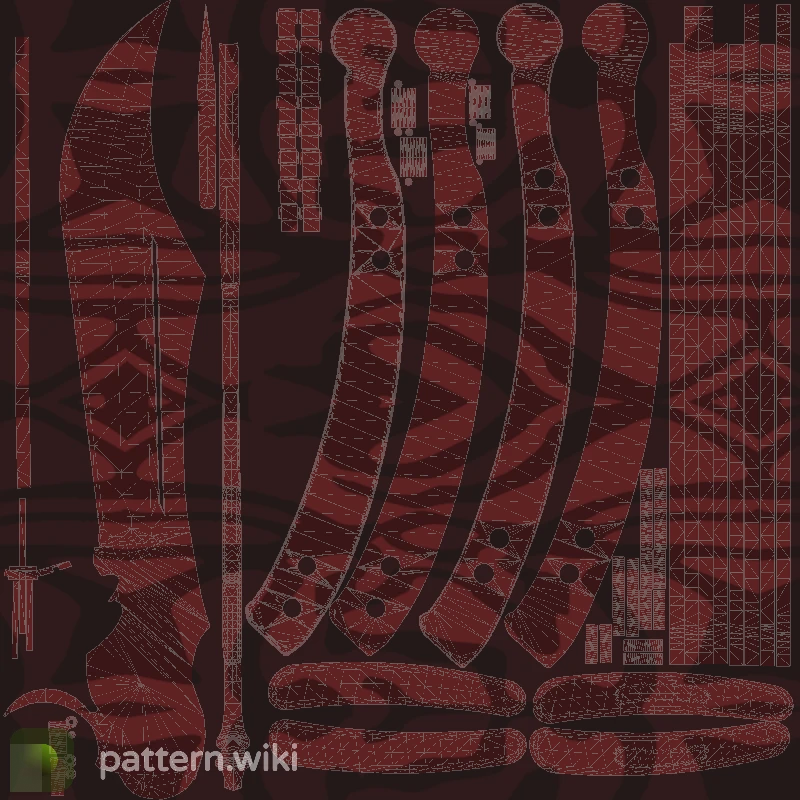 Butterfly Knife Slaughter seed 615 pattern template